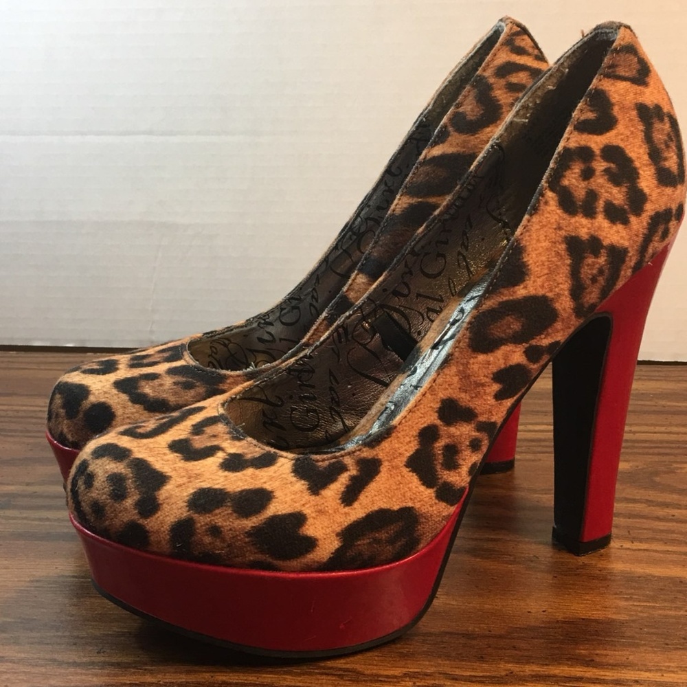 Material Girl Leopard Pumps